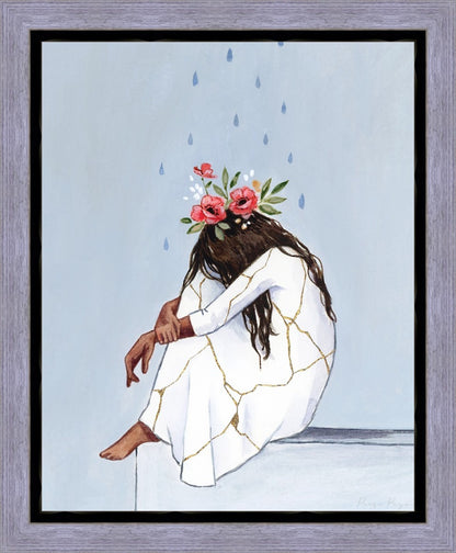 She Thought She Was Broken, But She Was Blooming (Female) Gallery Wrap