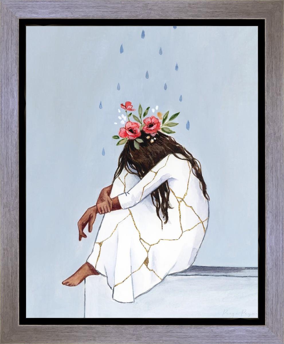 She Thought She Was Broken, But She Was Blooming (Female) Gallery Wrap