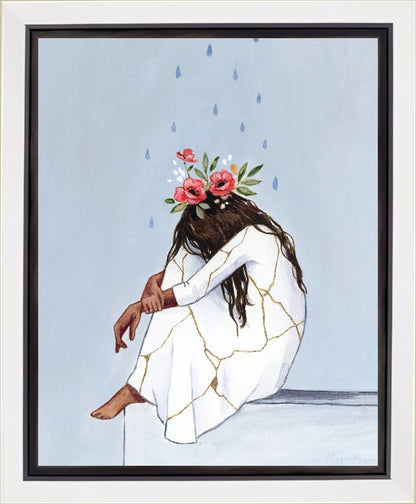 She Thought She Was Broken, But She Was Blooming (Female) Gallery Wrap