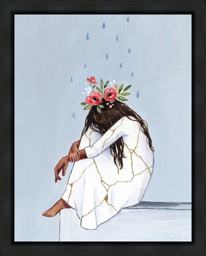 She Thought She Was Broken, But She Was Blooming (Female) Gallery Wrap