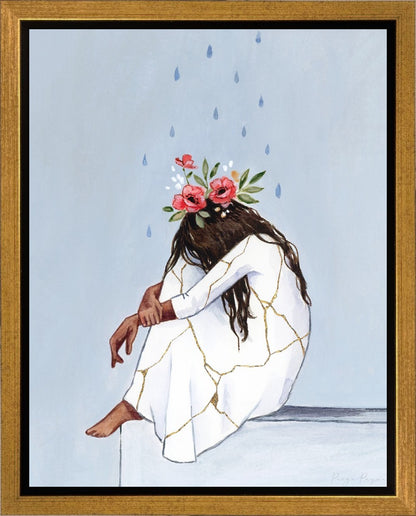 She Thought She Was Broken, But She Was Blooming (Female) Gallery Wrap