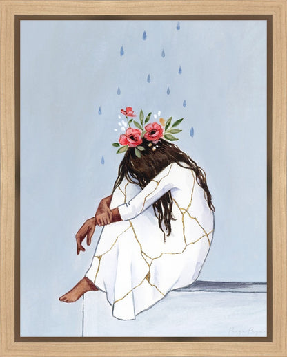 She Thought She Was Broken, But She Was Blooming (Female) Gallery Wrap