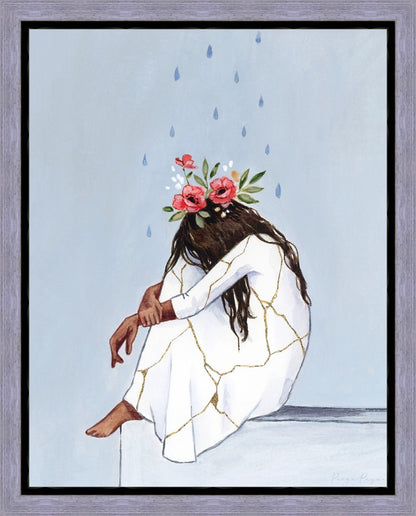 She Thought She Was Broken, But She Was Blooming (Female) Gallery Wrap