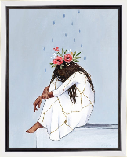 She Thought She Was Broken, But She Was Blooming (Female) Gallery Wrap