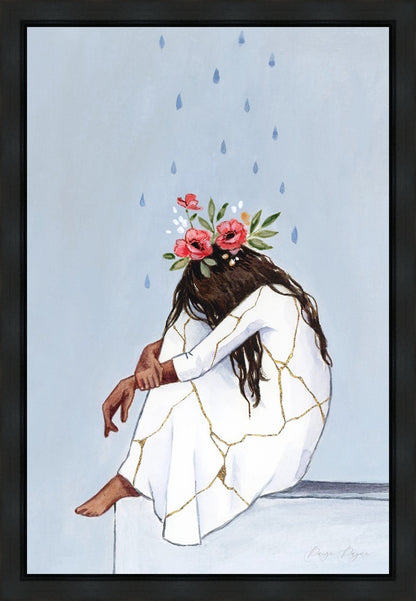 She Thought She Was Broken, But She Was Blooming (Female) Gallery Wrap