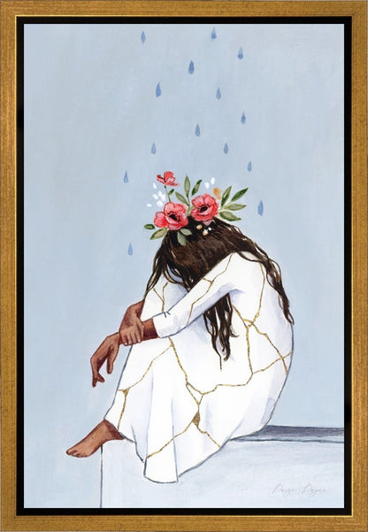 She Thought She Was Broken, But She Was Blooming (Female) Gallery Wrap