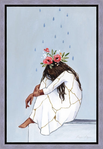 She Thought She Was Broken, But She Was Blooming (Female) Gallery Wrap