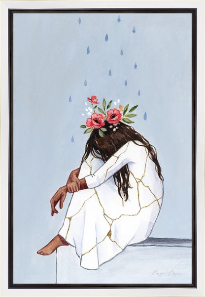 She Thought She Was Broken, But She Was Blooming (Female) Gallery Wrap