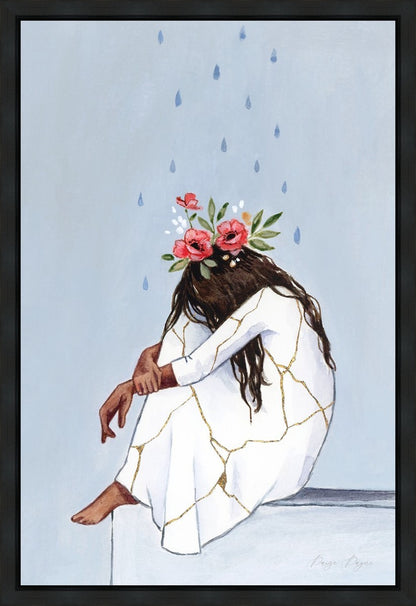 She Thought She Was Broken, But She Was Blooming (Female) Gallery Wrap