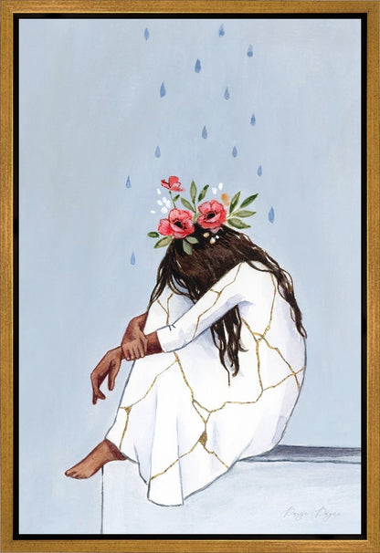 She Thought She Was Broken, But She Was Blooming (Female) Gallery Wrap