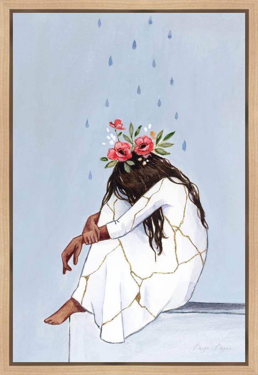 She Thought She Was Broken, But She Was Blooming (Female) Gallery Wrap
