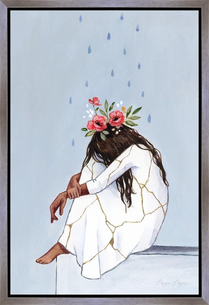 She Thought She Was Broken, But She Was Blooming (Female) Gallery Wrap