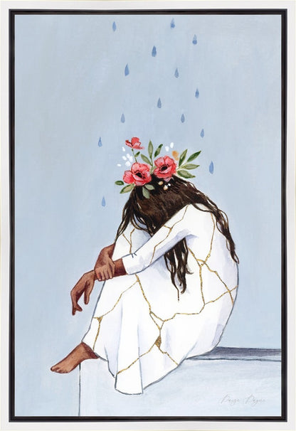 She Thought She Was Broken, But She Was Blooming (Female) Gallery Wrap