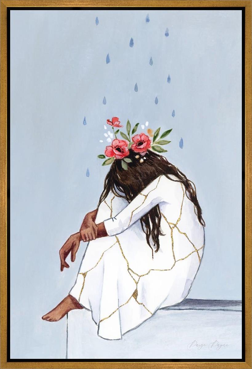 She Thought She Was Broken, But She Was Blooming (Female) Gallery Wrap