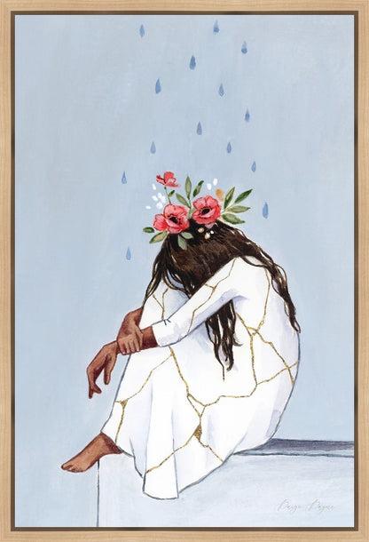 She Thought She Was Broken, But She Was Blooming (Female) Gallery Wrap