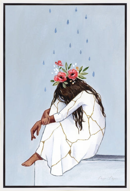 She Thought She Was Broken, But She Was Blooming (Female) Gallery Wrap