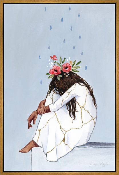 She Thought She Was Broken, But She Was Blooming (Female) Gallery Wrap