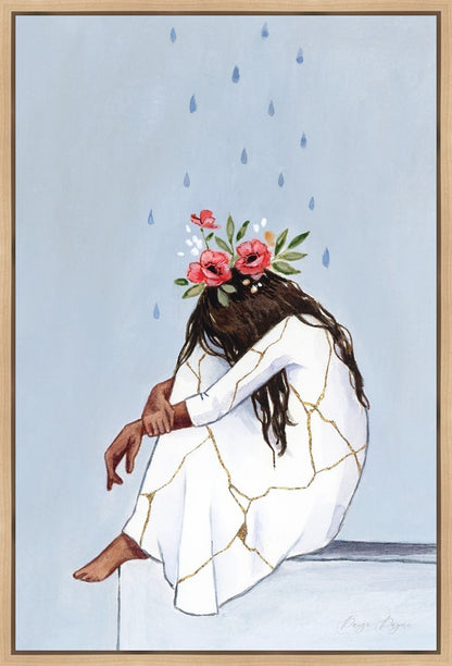 She Thought She Was Broken, But She Was Blooming (Female) Gallery Wrap