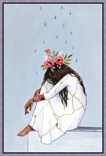 She Thought She Was Broken, But She Was Blooming (Female) Gallery Wrap