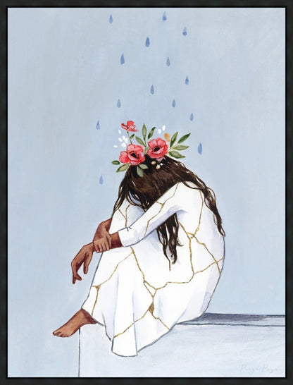 She Thought She Was Broken, But She Was Blooming (Female) Gallery Wrap