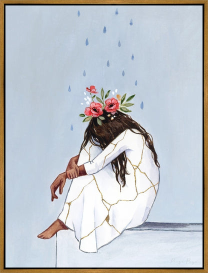 She Thought She Was Broken, But She Was Blooming (Female) Gallery Wrap