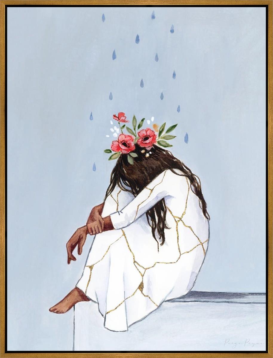 She Thought She Was Broken, But She Was Blooming (Female) Gallery Wrap