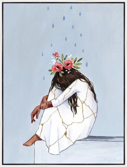 She Thought She Was Broken, But She Was Blooming (Female) Gallery Wrap