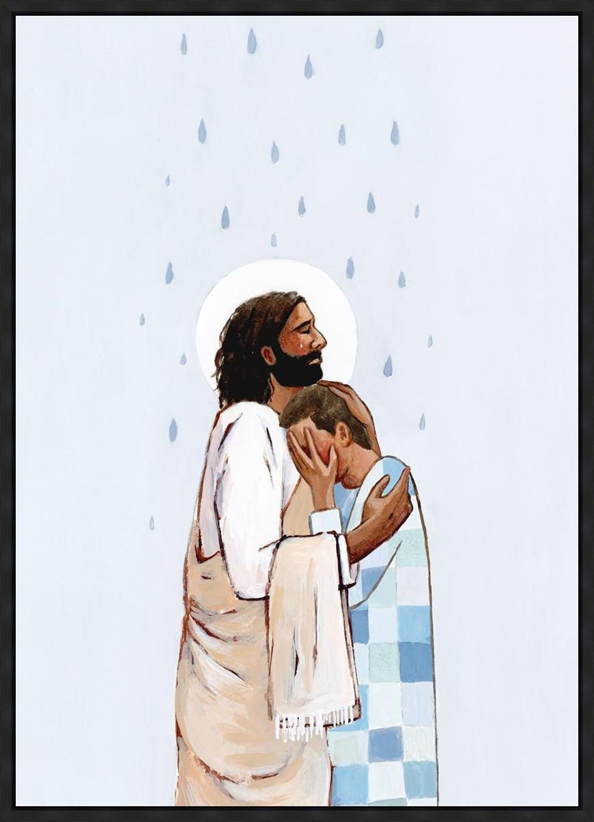 When The Blues Came (Male) Large Wall Art Gallery Wrap
