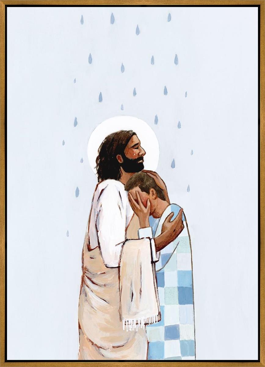 When The Blues Came (Male) Large Wall Art Gallery Wrap