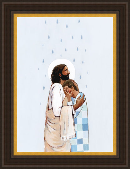 When The Blues Came (Male) Large Wall Art