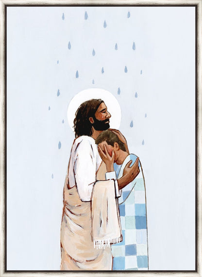 When The Blues Came (Male) Large Wall Art