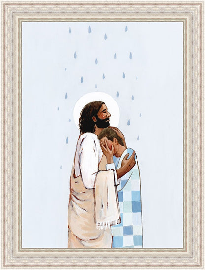 When The Blues Came (Male) Large Wall Art