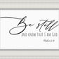 Be Still
