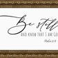 Be Still