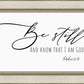Be Still
