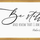 Be Still
