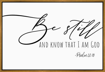 Be Still Gallery Wrap