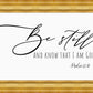 Be Still