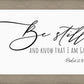 Be Still
