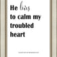 He Lives to Calm