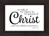 We Talk of Christ