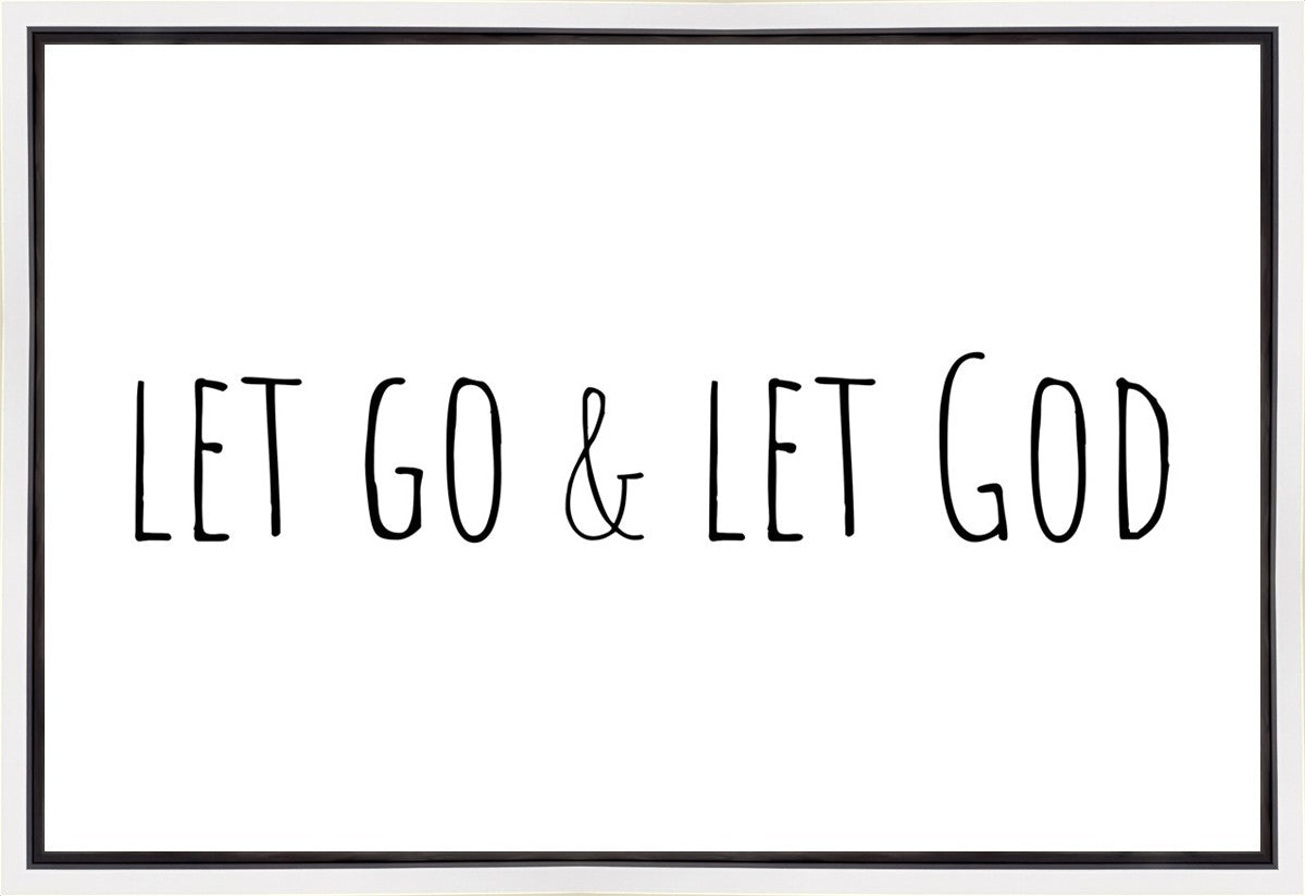 Let Go and Let God Gallery Wrap