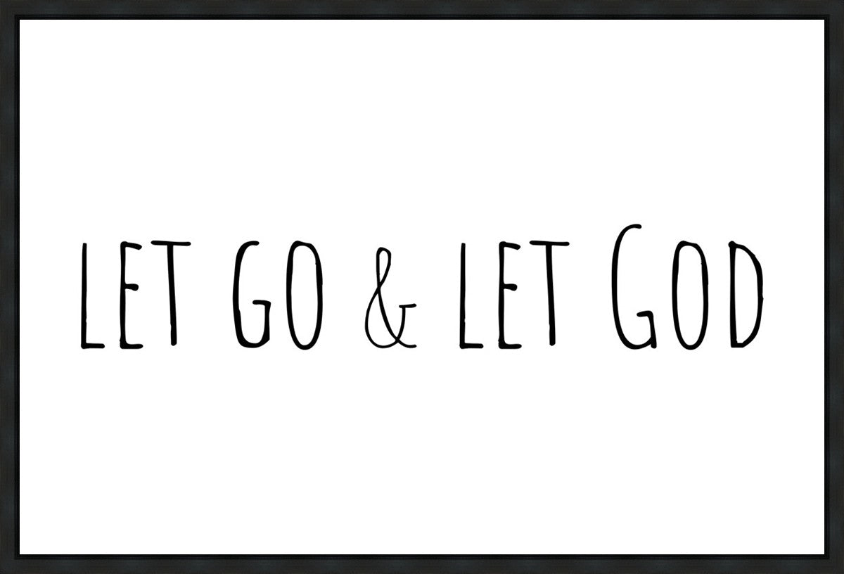 Let Go and Let God Gallery Wrap