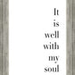 It is Well With My Soul