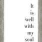 It is Well With My Soul
