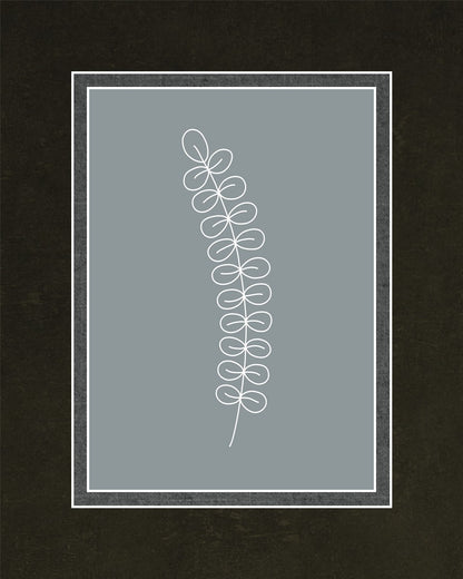 Minimalist Stem Blue