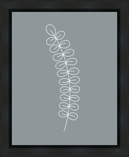 Minimalist Stem Blue Gallery Wrap