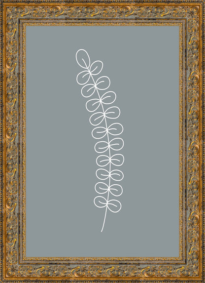 Minimalist Stem Blue