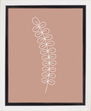 Minimalist Stem Pink Gallery Wrap