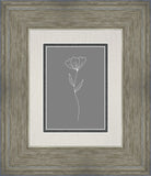 Minimalist Flower Gray